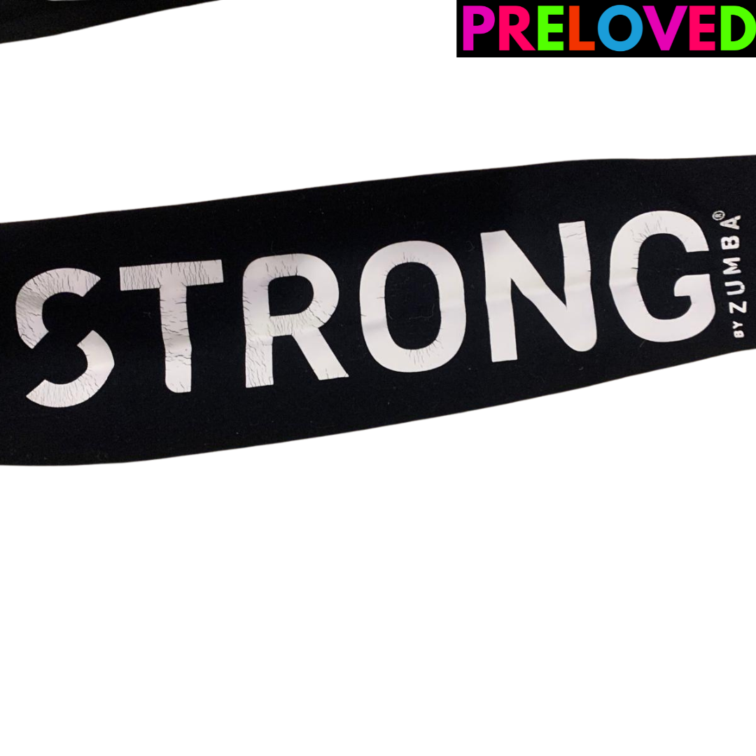 PRELOVED Official STRONG by Zumba Black Logo Leggings  - Size S