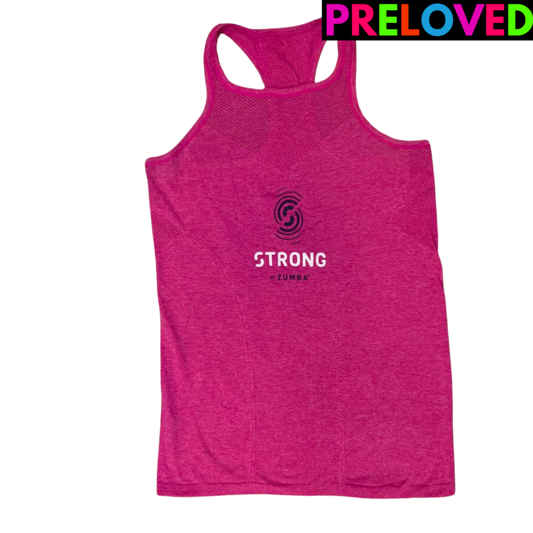 PRELOVED Official STRONG by Zumba Pink Vest - Size S/M