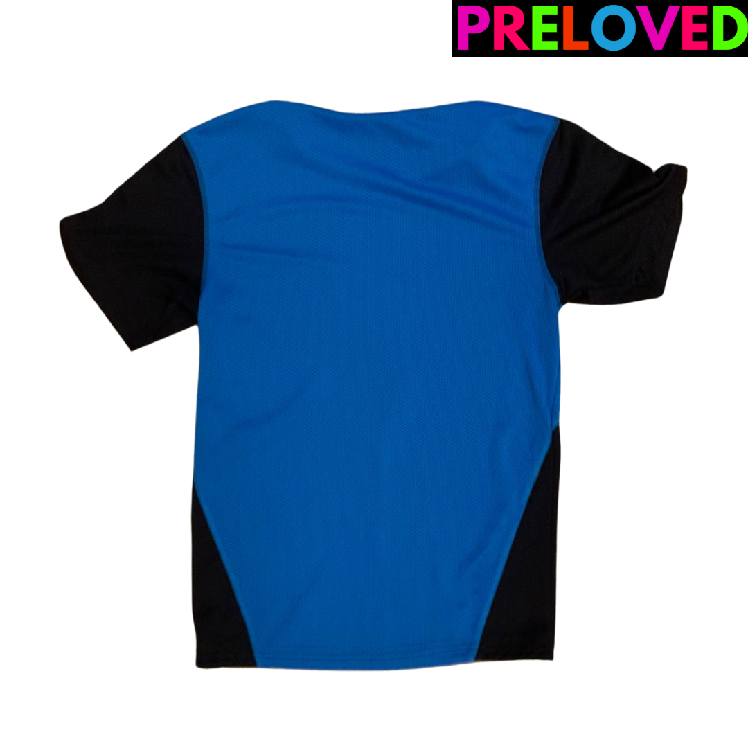 PRELOVED Blue Mesh Workout T-shirt - Size S/M