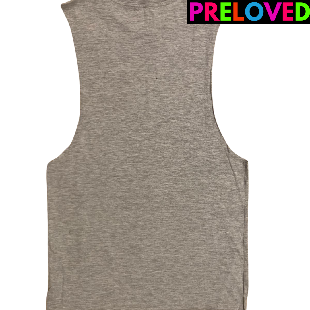 PRELOVED Grey River Island Workout Tank - Size XS (Oversized)