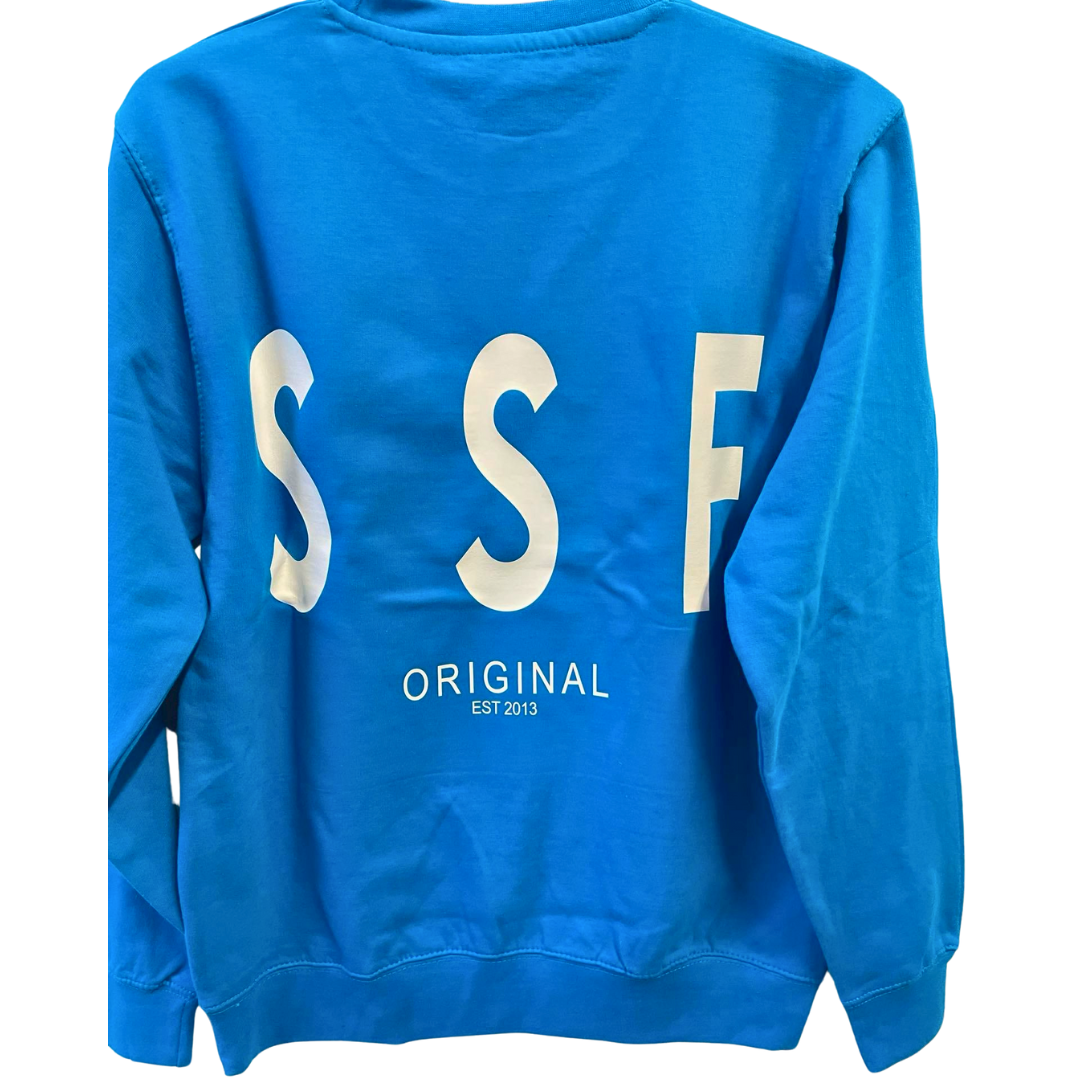 *The Sweatshop Fitness Blue SSF Est. Jumper