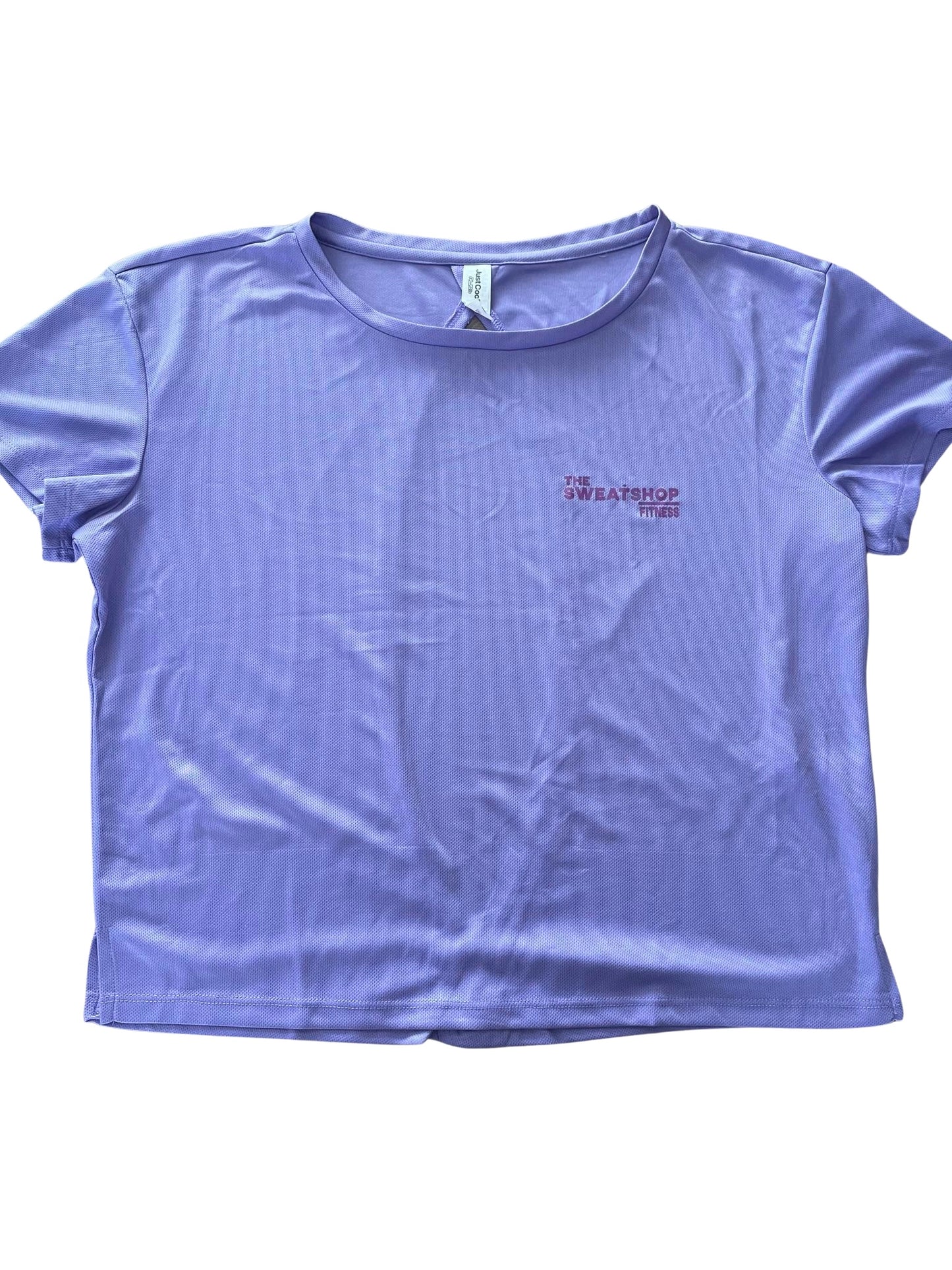 *BRAND NEW* The Sweatshop Fitness Super Light weight, open back, breathable T-shirt